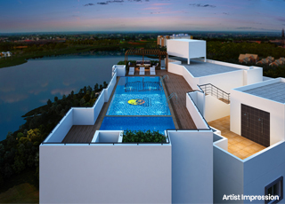Kolte-Patil - Lakeside24-Terrace View