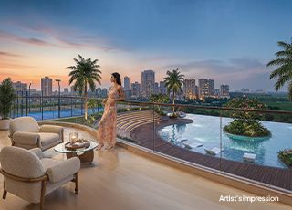 Pool Deck with Loungers & Island Deck
