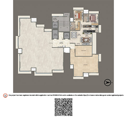 Kolte-Patil - K52-Refuge Floor Plan - (9th floor)