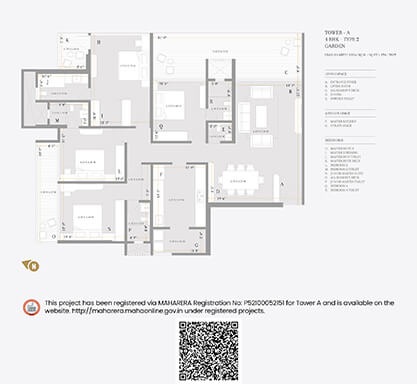 Kolte-Patil - 24K Manor-tower a - 4 bhk (type 2 garden)