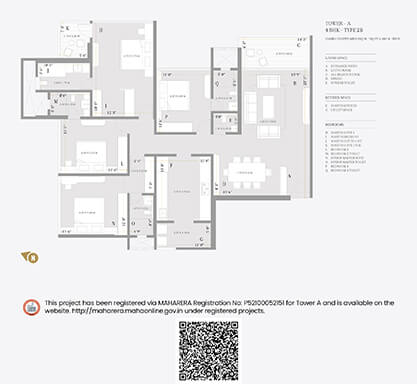 Kolte-Patil - 24K Manor-tower a - 4 bhk (type 2b)