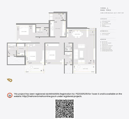 Kolte-Patil - 24K Manor-tower a - 3 bhk (type 2)