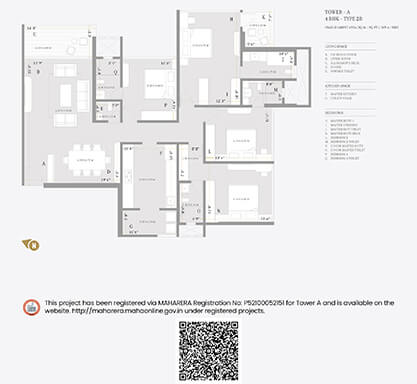Kolte-Patil - 24K Manor-tower a - 4 bhk (type 2b)