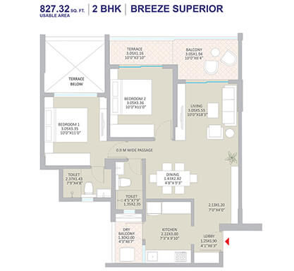 Kolte-Patil - Springshire-2 bhk