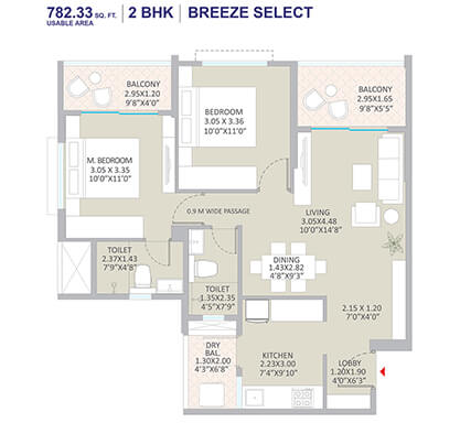 Kolte-Patil - Springshire-2 bhk