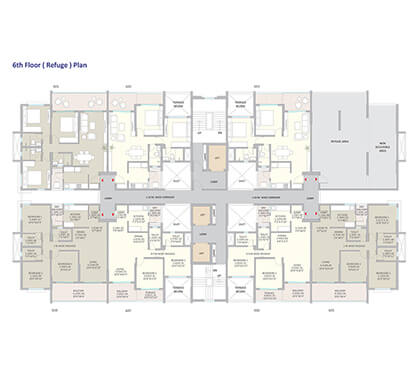 Kolte-Patil - Springshire-tower b4 - 6th floor refugee floor plan