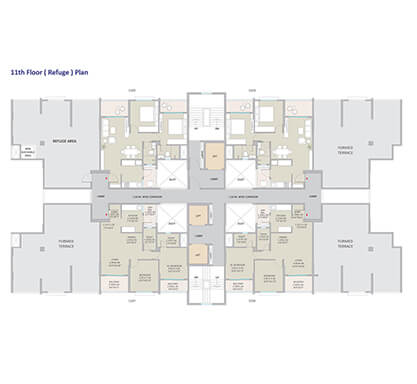 Kolte-Patil - Springshire-tower b6 - 11th floor refugee floor plan