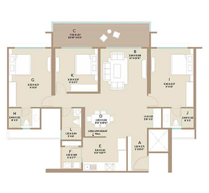 Kolte-Patil - Canvas-3 bhk portrait