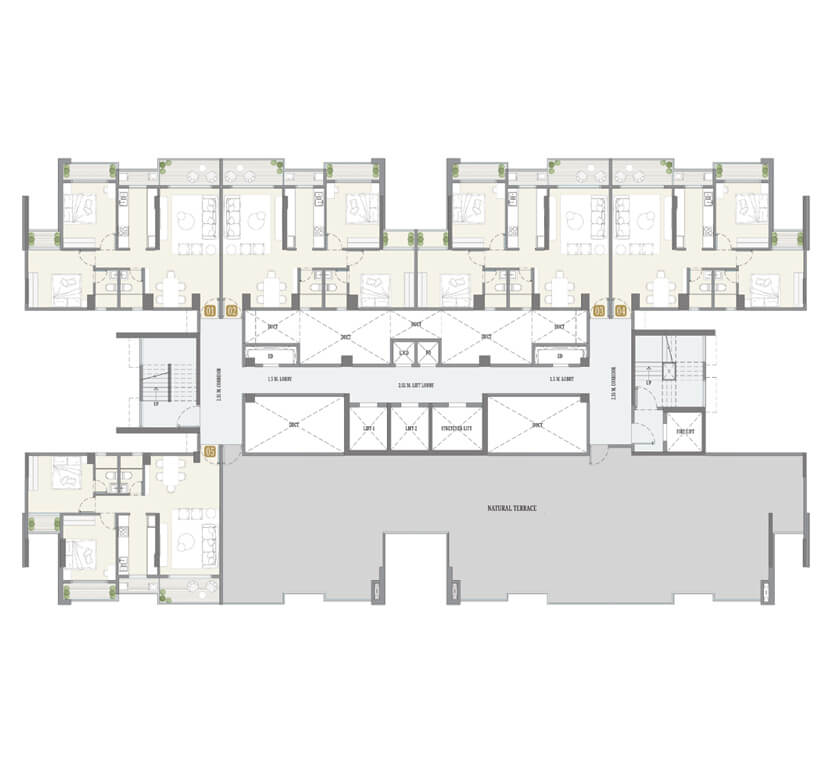 Kolte-Patil - La Vita-27th floor plan