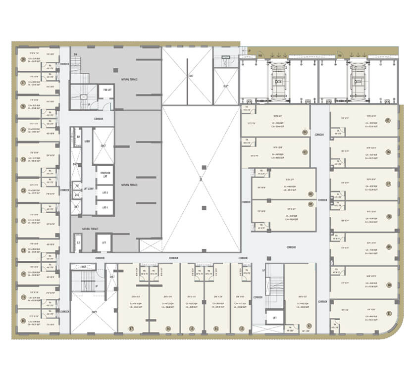 Kolte-Patil - La Vita-1st floor plan