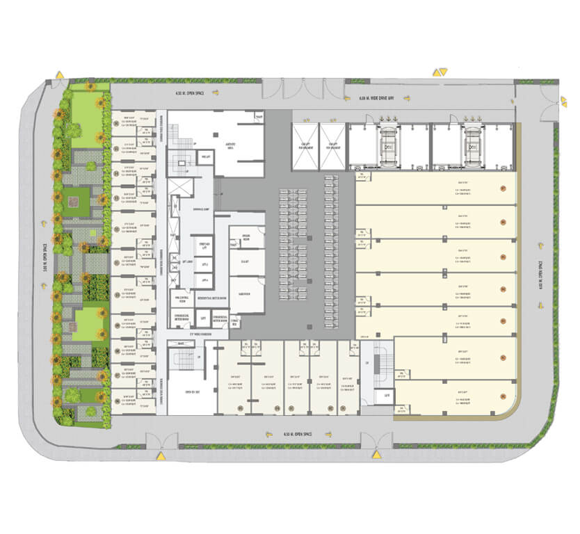 Kolte-Patil - La Vita-ground floor plan